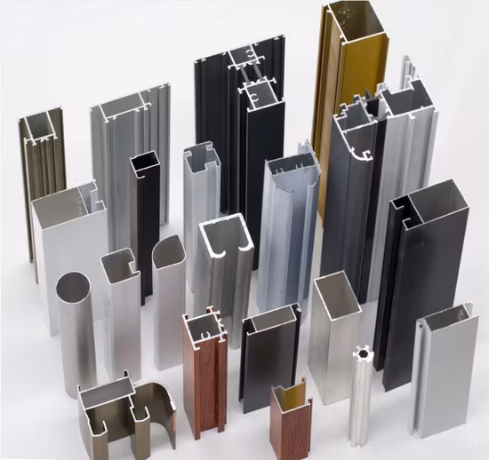 Fornitore di estrusione di alluminio di decorazione serie 60 Profilo in alluminio con cornice in alluminio per specchio