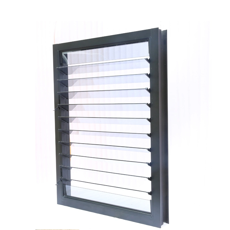 As2047 Series Aluminium Profile Elegant Popular Tempered Glass Louver