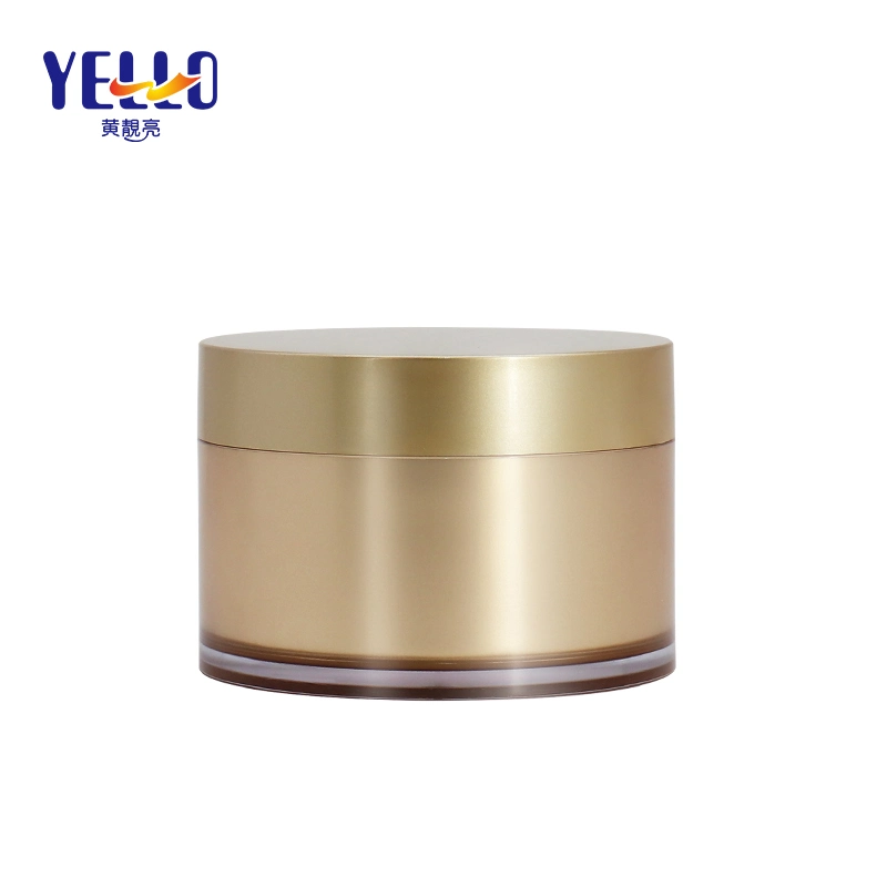 Factory Cosmetic Packaging Amber Pet Plastic Cosmetic Cream Container Jar