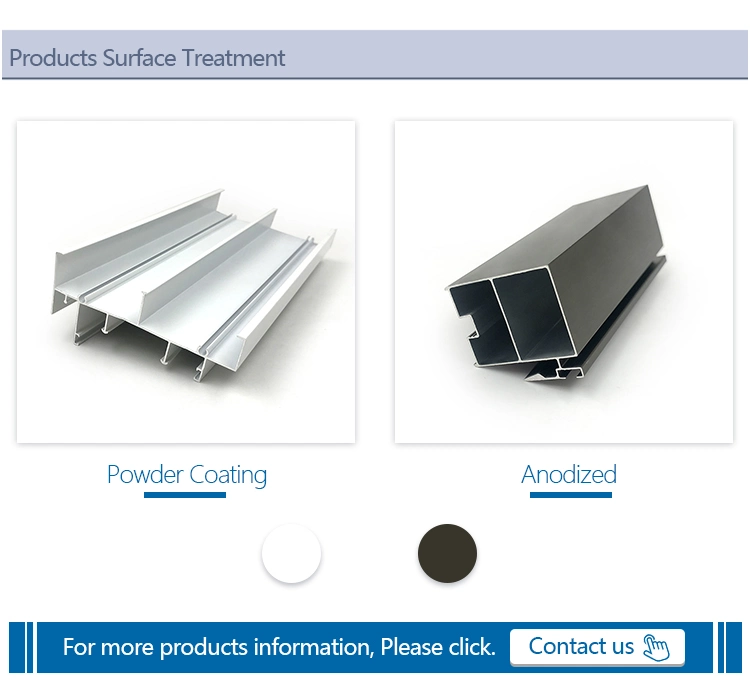 Coustom 798 Series Powder Coating Aluminum Alloy Profile