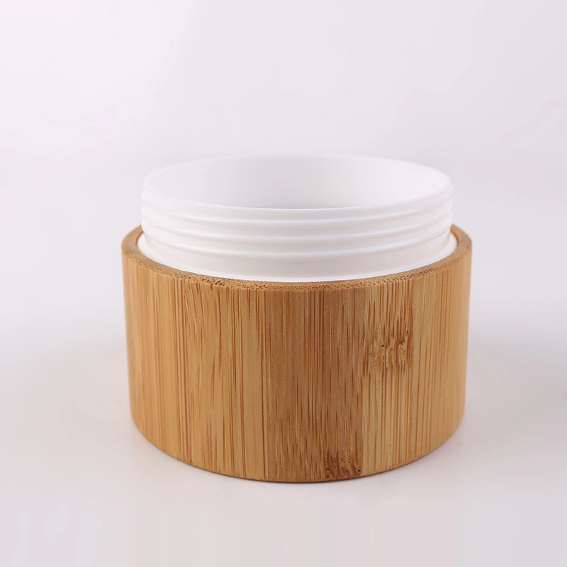 Bamboo Cosmetic Jar for Organic Cream and Lotion