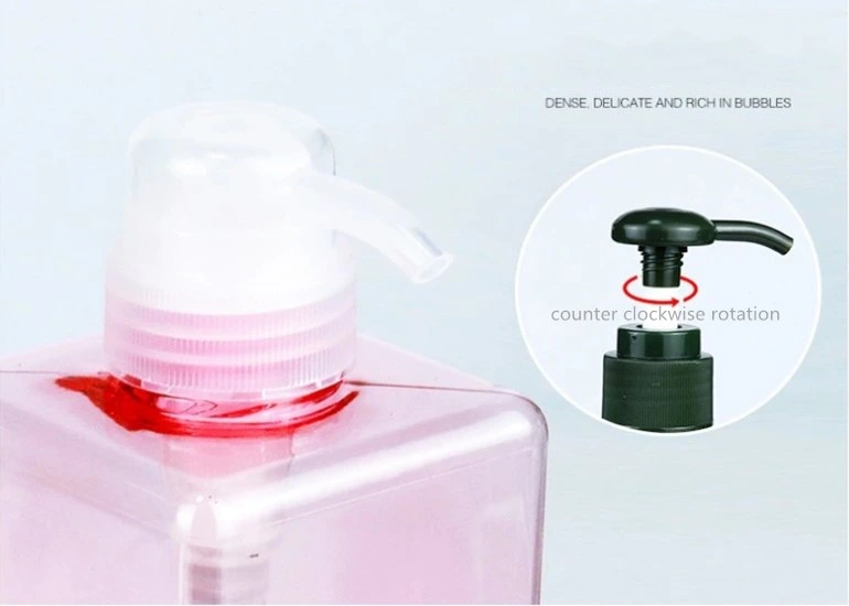 PETG Square-Shaped Foaming Bottle Hand Washing Bottle Pressed Bottle Cosmetic Plastic Bottle