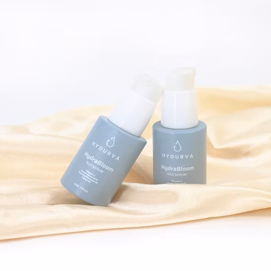 Confezione di olio essenziale vuota personalizzata di lusso da 1 oz Flacone contagocce in vetro spesso rotondo da 30 ml per siero cosmetico per il viso