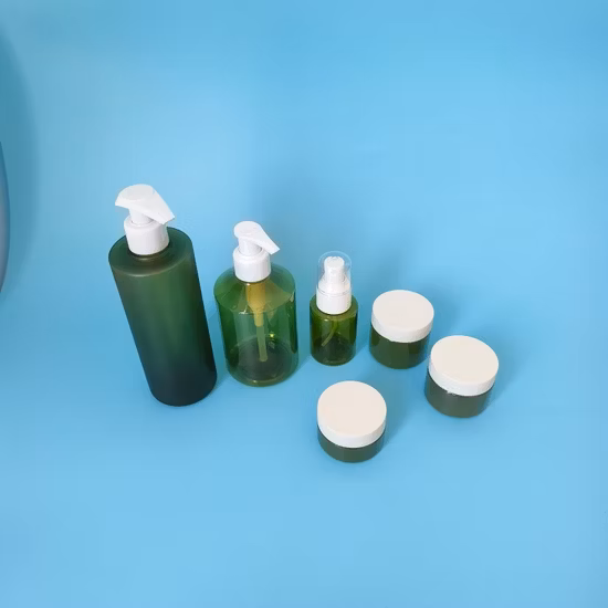Sconto del 10% su packaging cosmetico, vasetto crema in plastica trasparente, vasetto pet da 50g con coperchio in plastica nera