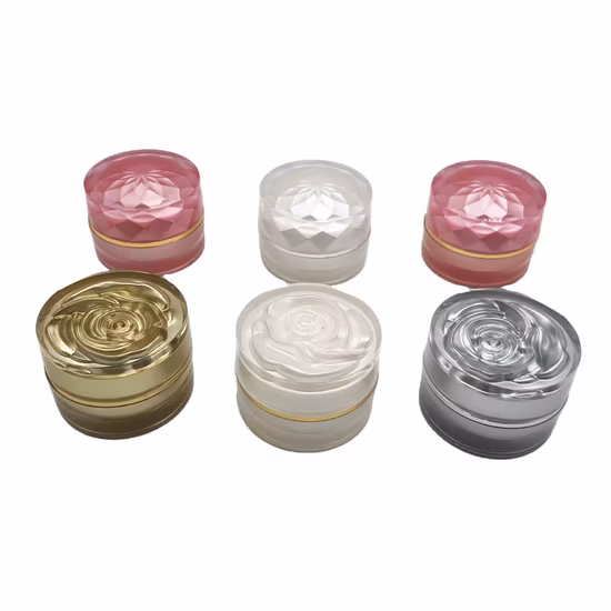 Barattolo di crema in plastica, confezione cosmetica da bagno ecologica per unghie, barattolo di crema cosmetica in plastica, contenitore per lozione per il corpo